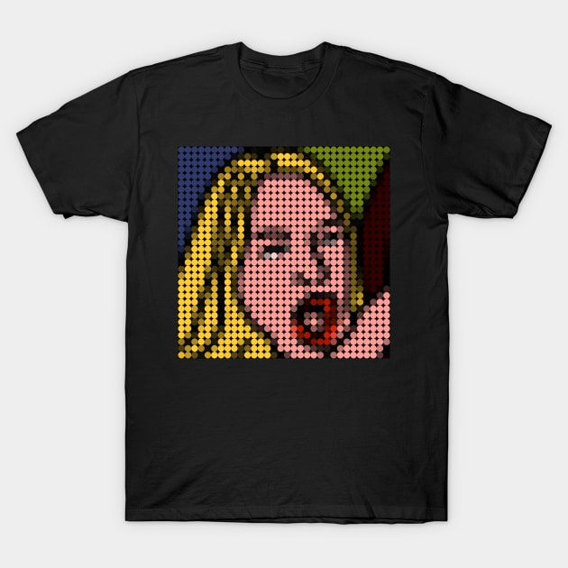 Woman Yelling at Cat Meme Dotty and Artsy T-Shirt by ellenhenryart